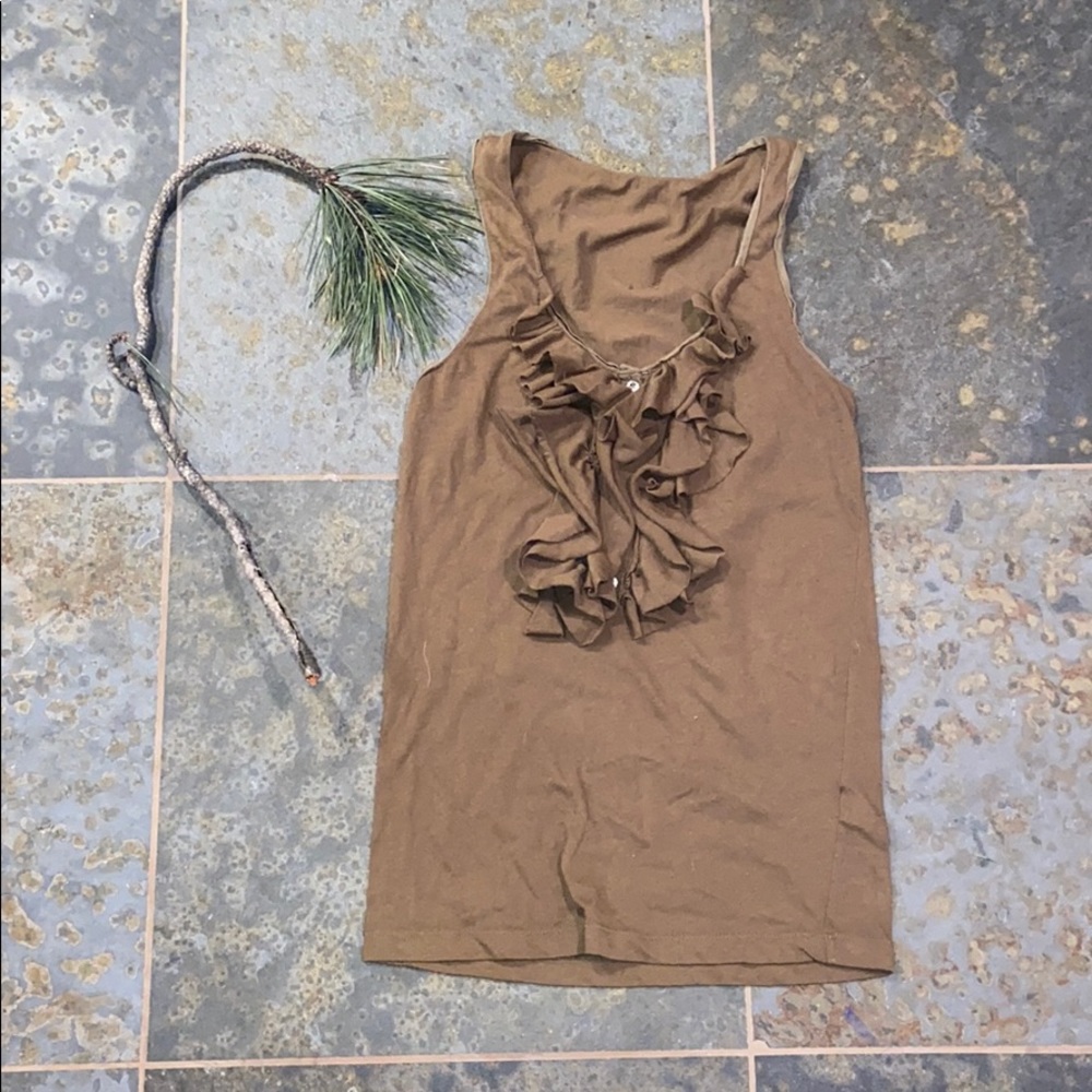 JCREW OLIVE GREEN TOP